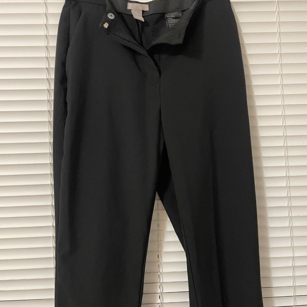 Black Slim Fitting Dress Pants